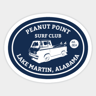 Peanut Point Sure Club • Lake Martin Sticker